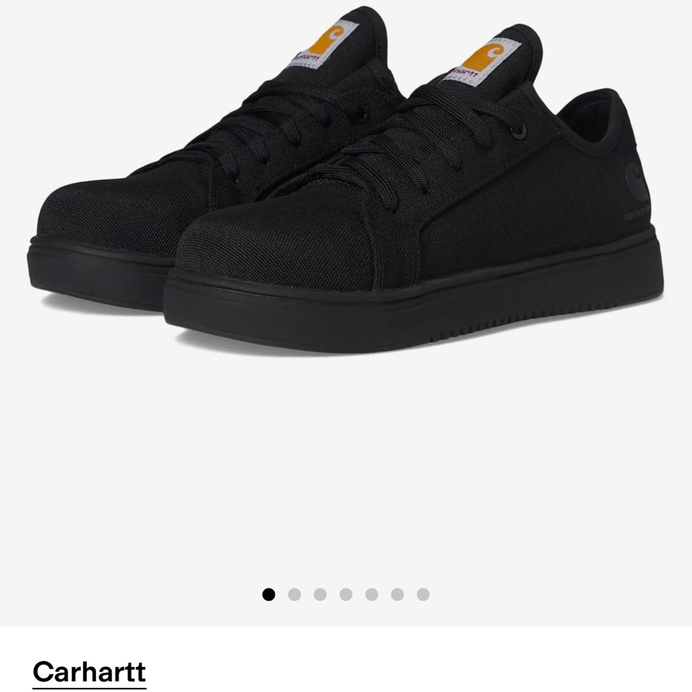 Carhartt Black Detroit Low Nano Toe Shoes